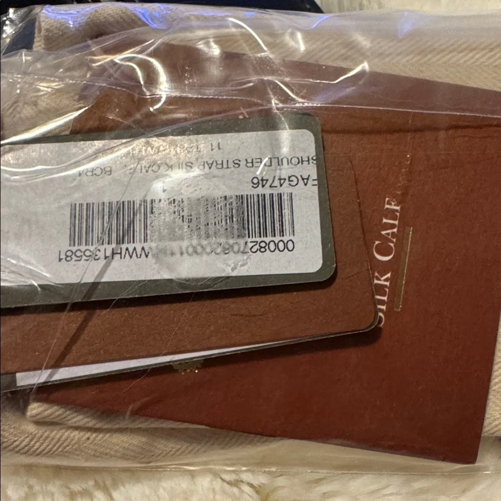 Loro Piana Genuine Silk Calfskin Leather Reversible Bag/Belt Strap, $960 MSRP